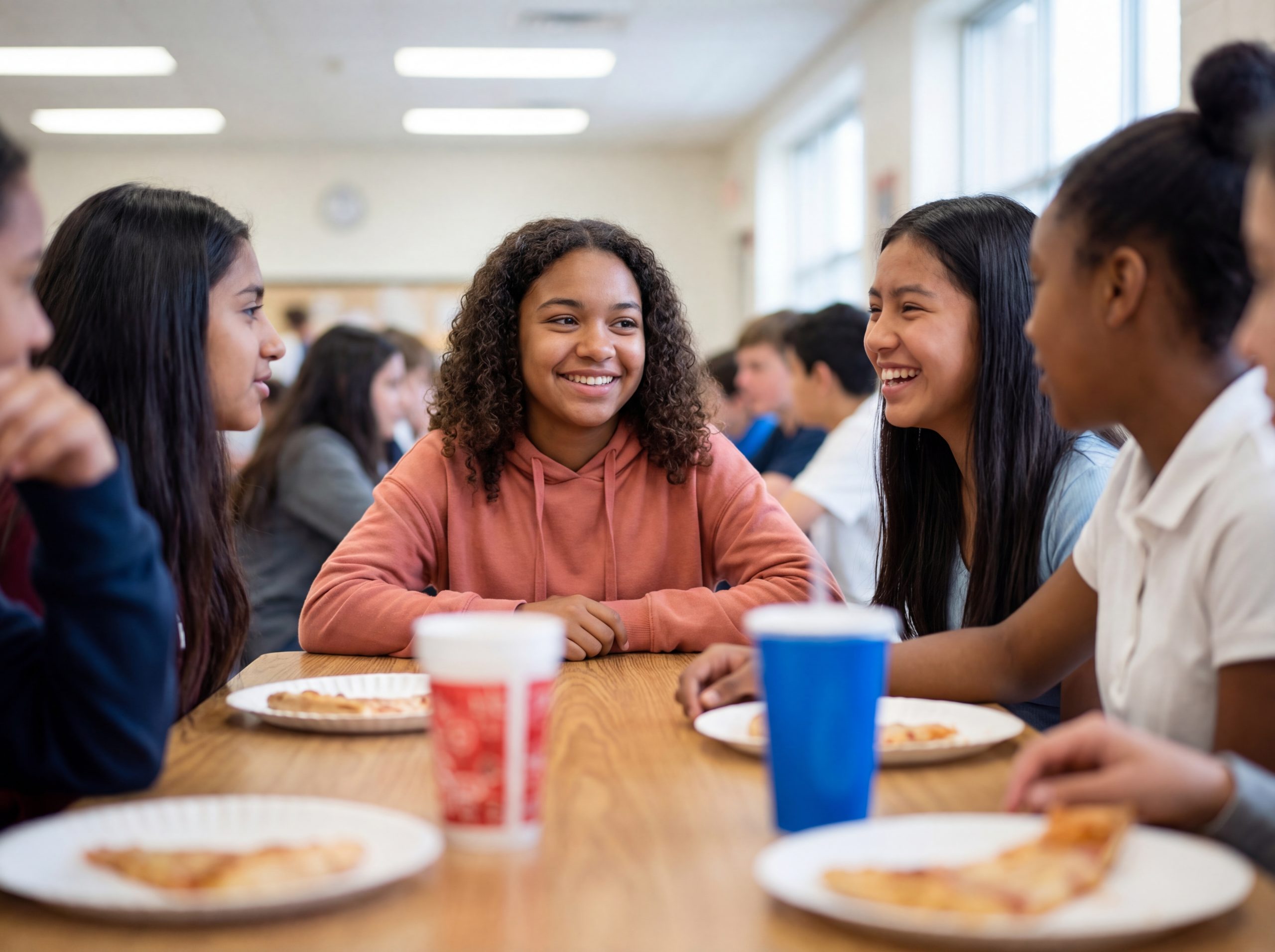 Students at Lunch